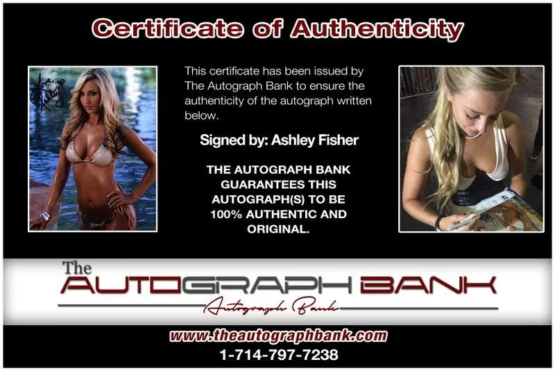 Ashley Fisher — Ashley Fisher authentic signed model 8x10 photo W/Cert Autographed A0019, изображение 2