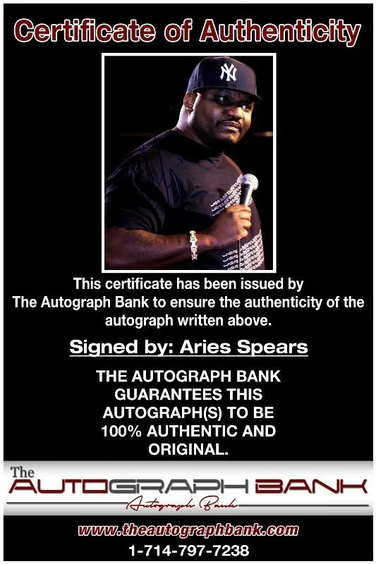 Aries Spears — Aries Spears authentic signed celebrity 8x10 photo W/Cert Autographed 41116h, изображение 2