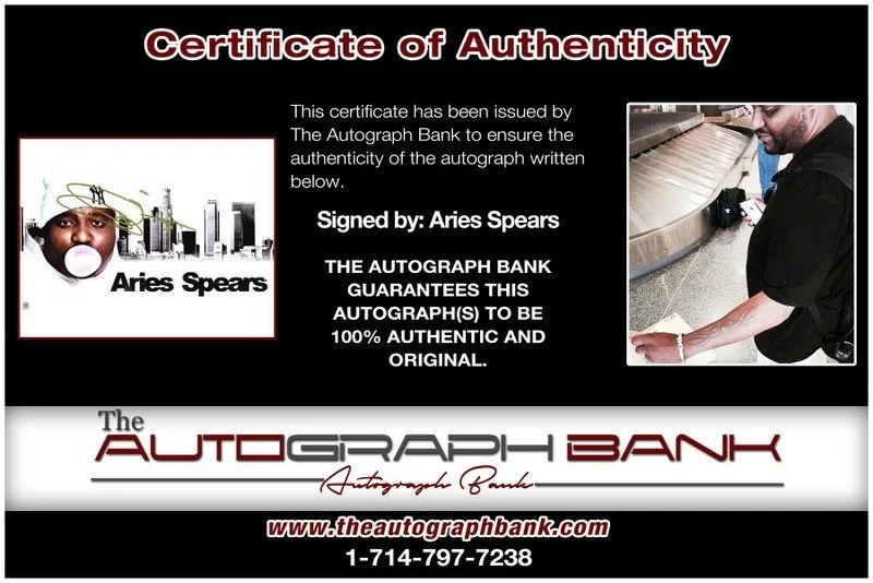 Aries Spears — Aries Spears authentic signed celebrity 8x10 photo W/Cert Autographed D9, image 2
