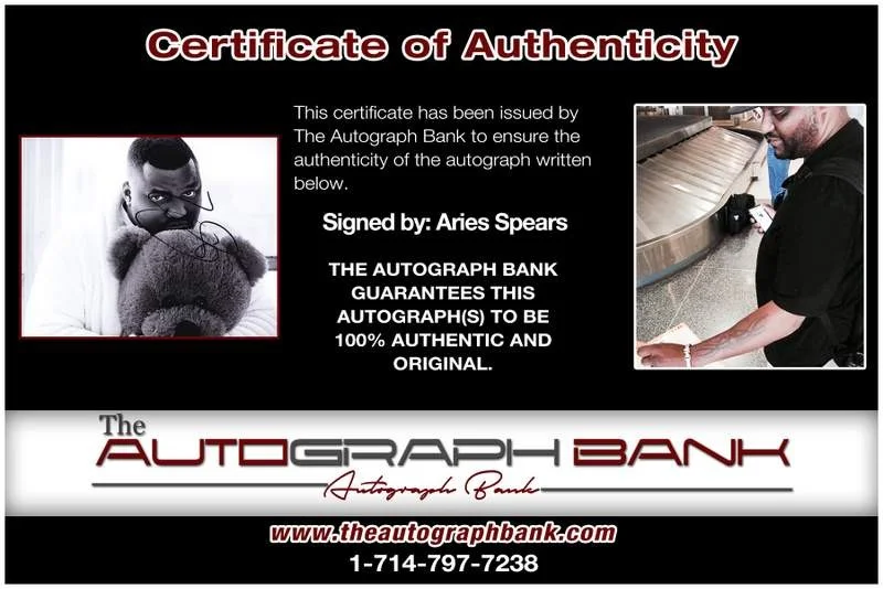 Aries Spears — Aries Spears authentic signed celebrity 8x10 photo W/Cert Autographed B0003, изображение 2