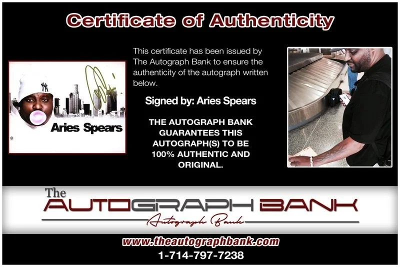 Aries Spears — Aries Spears authentic signed celebrity 8x10 photo W/Cert Autographed D3, image 2