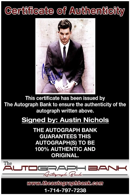 Austin Nichols — Austin Nichols authentic signed celebrity 8x10 photo W/Cert Autographed 41116c, изображение 2