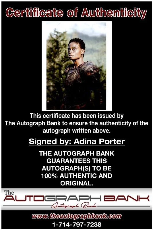 Adina Porter — Adina Porter authentic signed celebrity 8x10 photo W/Cert Autographed 2616a, изображение 2