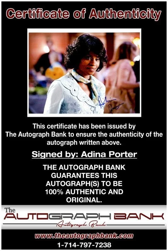 Adina Porter — Adina Porter authentic signed celebrity 8x10 photo W/Cert Autographed C1, изображение 2