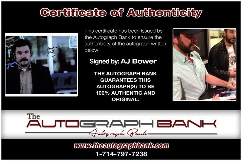 Aj Bower — Aj Bower authentic signed celebrity 8x10 photo W/Certificate Autographed (C4), изображение 2