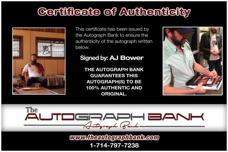 Aj Bower — Aj Bower authentic signed celebrity 8x10 photo W/Certificate Autographed (C6), image 2