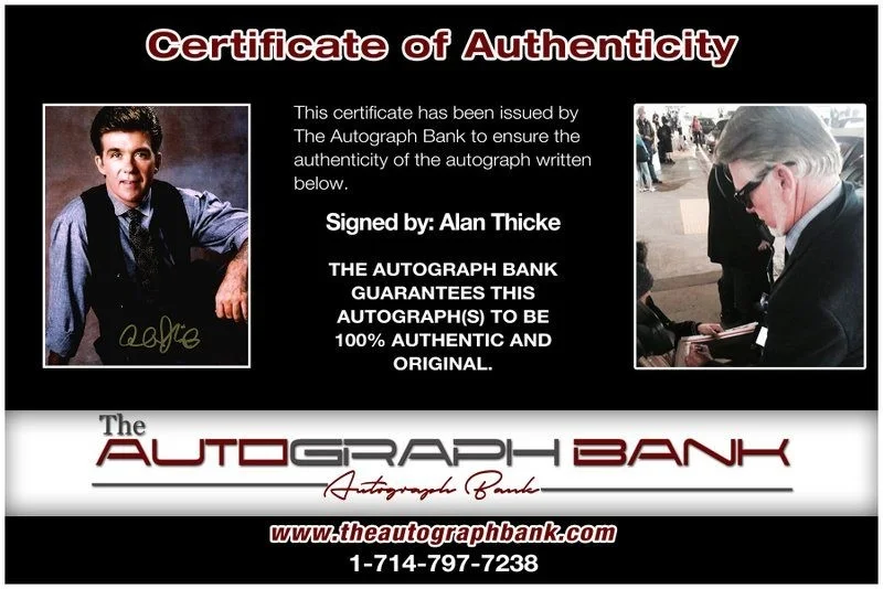 Alan Thicke — Alan Thicke authentic signed celebrity 8x10 photo W/Cert Autographed D6, image 2