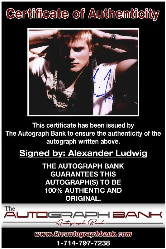 Alexander Ludwig — Alexander Ludwig authentic signed celebrity 8x10 photo W/Cert Autograph 132716a, image 2