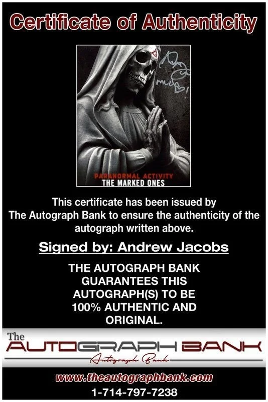 Andrew Jacobs — Andrew Jacobs authentic signed celebrity 8x10 photo W/Cert Autographed C1, image 2