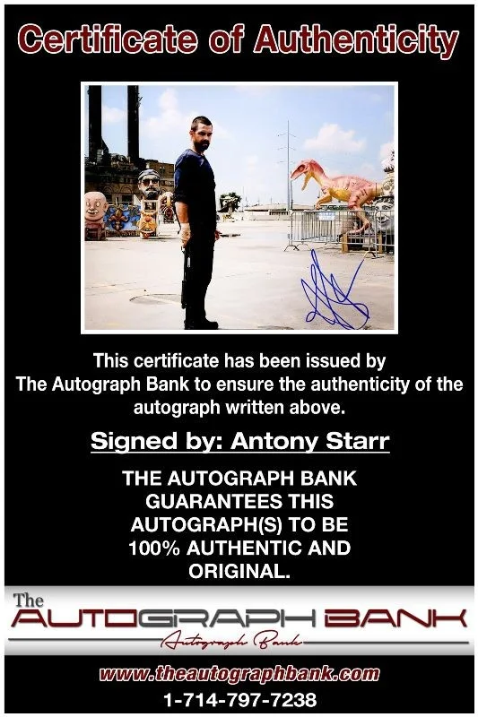 Antony Starr — Antony Starr authentic signed celebrity 8x10 photo W/Cert Autographed 2616b, image 2
