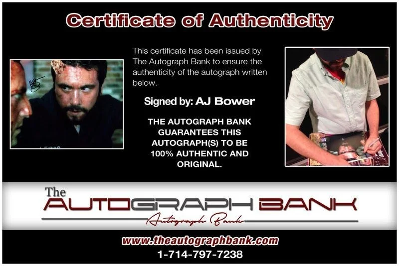 Aj Bower — Aj Bower authentic signed celebrity 8x10 photo W/Certificate Autographed (C11), image 2