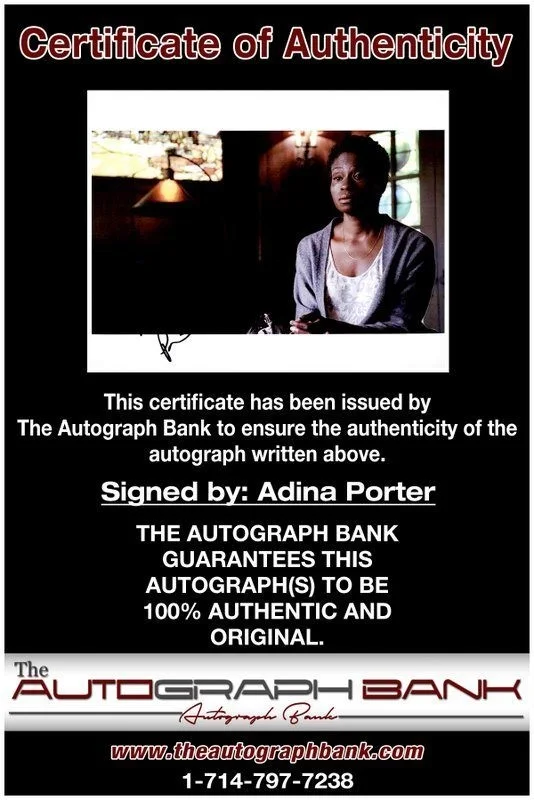 Adina Porter — Adina Porter authentic signed celebrity 8x10 photo W/Cert Autographed C4, изображение 2