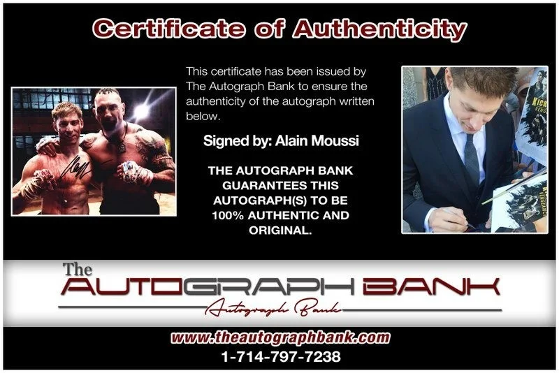 Alain Moussi — Alain Moussi authentic signed celebrity 8x10 photo W/Cert Autographed D2, изображение 2