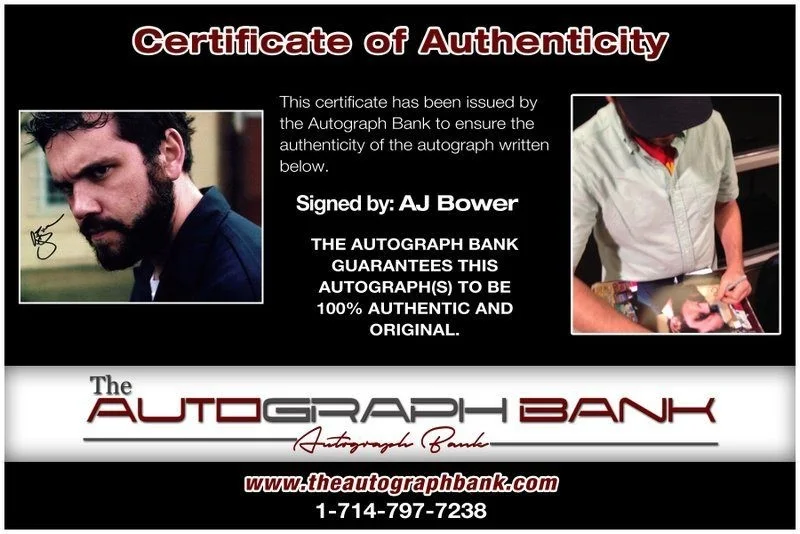 Aj Bower — Aj Bower authentic signed celebrity 8x10 photo W/Certificate Autographed (C5), изображение 2