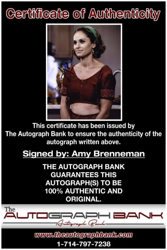 Amy Brenneman — Amy Brenneman authentic signed celebrity 8x10 W/Certificate Autographed (A0005), image 2