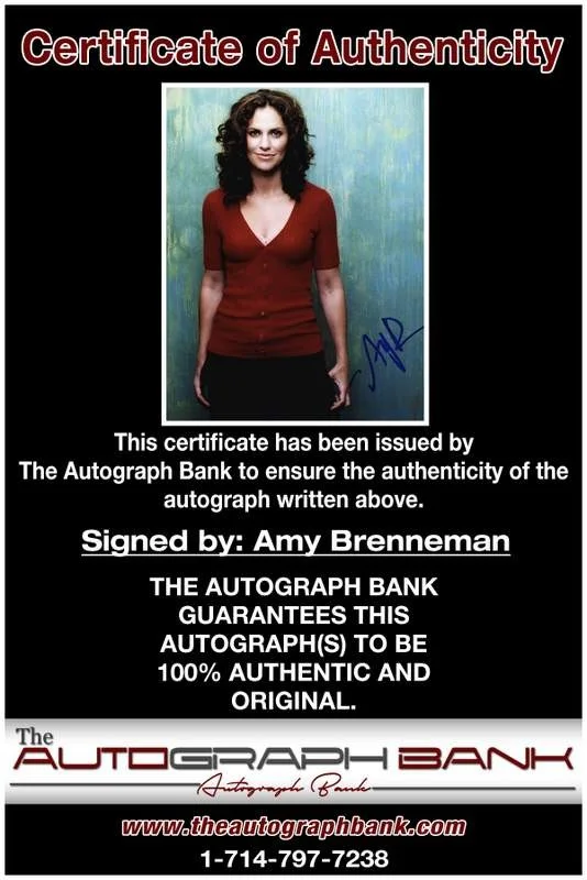 Amy Brenneman — Amy Brenneman authentic signed celebrity 8x10 W/Certificate Autographed (A0006), image 2