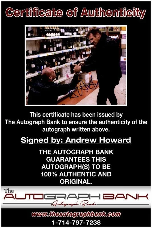 Andrew Howard — Andrew Howard authentic signed celebrity 8x10 photo W/Cert Autographed C1, изображение 2