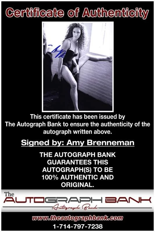 Amy Brenneman — Amy Brenneman authentic signed celebrity 8x10 W/Certificate Autographed (A0003), image 2