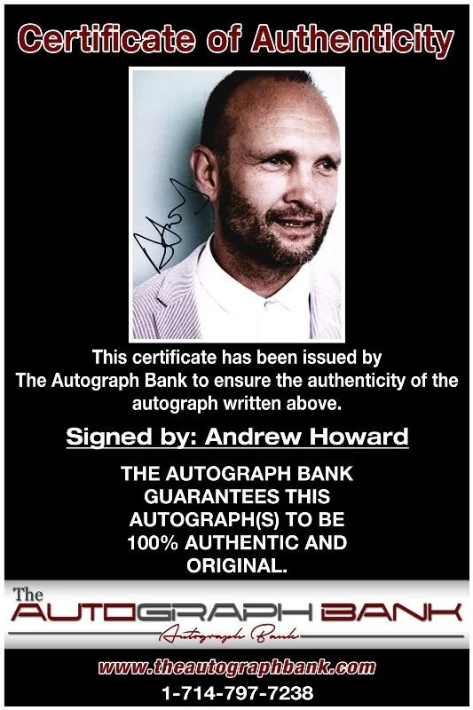 Andrew Howard — Andrew Howard authentic signed celebrity 8x10 photo W/Cert Autographed 51816c, изображение 2