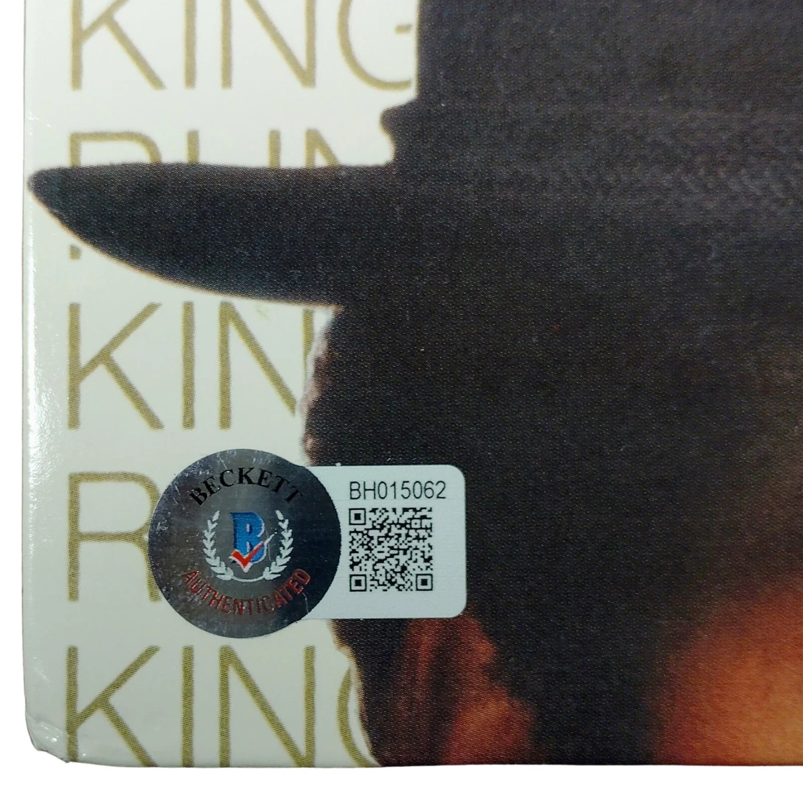 Run DMC Signed Vinyl King of Rock Record Album Cover Beckett COA Rap Hip Hop, изображение 4