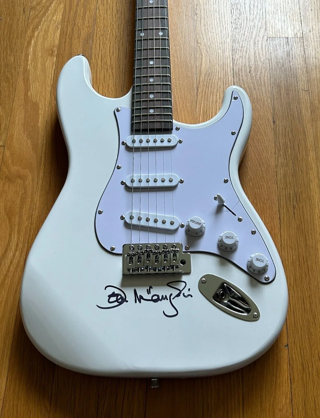 John McLaughlin signed Electric Guitar JSA COA LOA, image 2