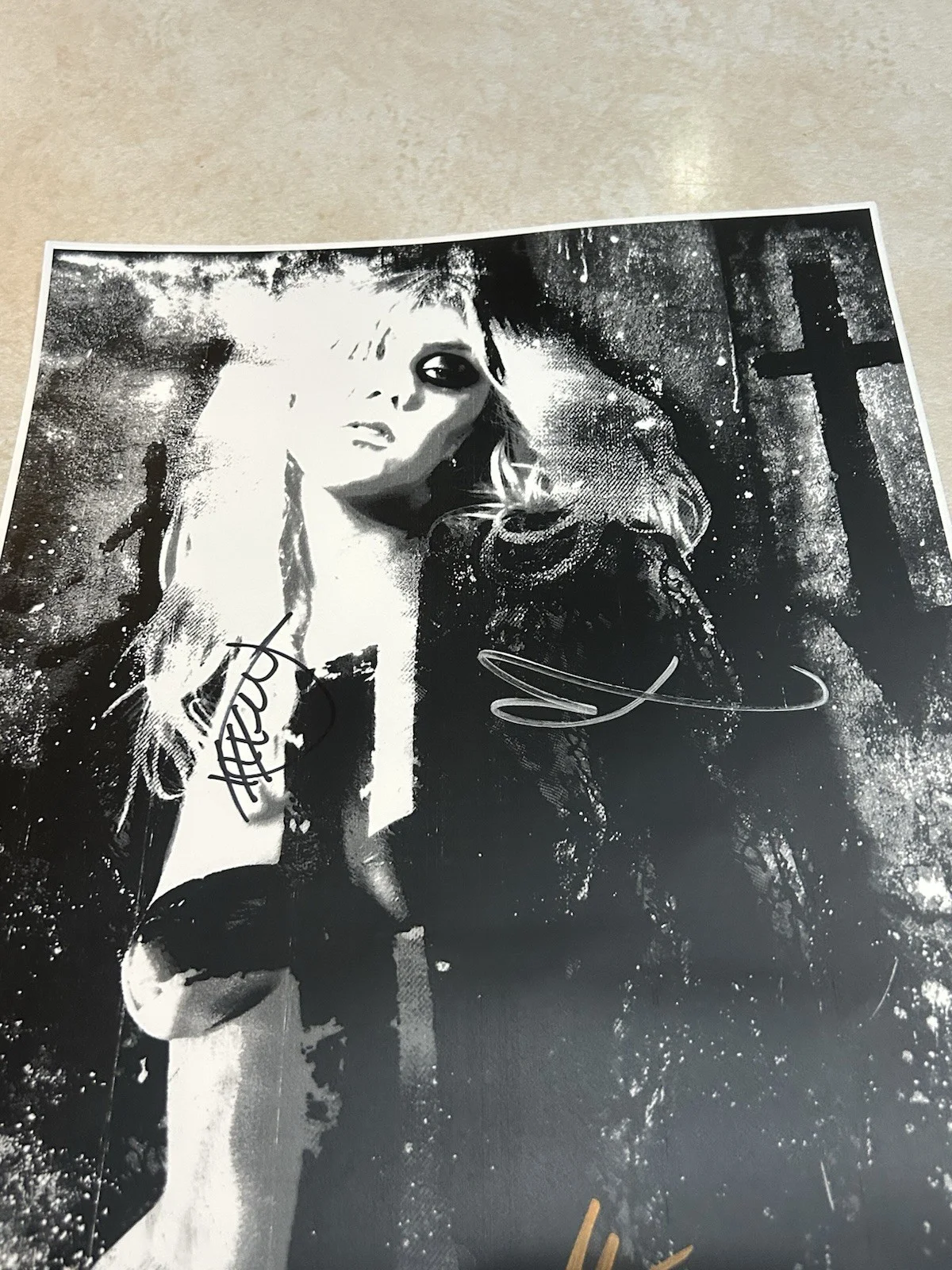 The Pretty Reckless Taylor Momsen Autographed Poster Signed, image 2