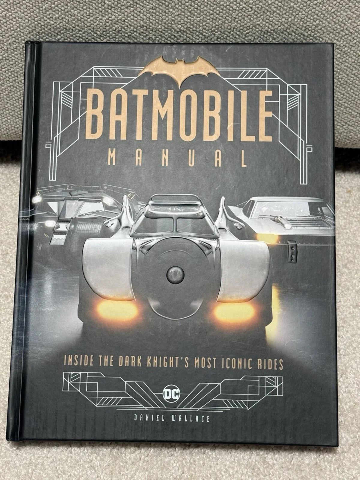 Robert Pattinson — Robert Pattinson Signed Rare Batman Batmobile Manual Large Book CA COA, image 5