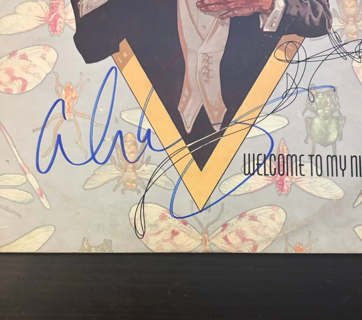 Alice Cooper signed Welcome To My Nightmare LP Vinyl Autographed, image 2