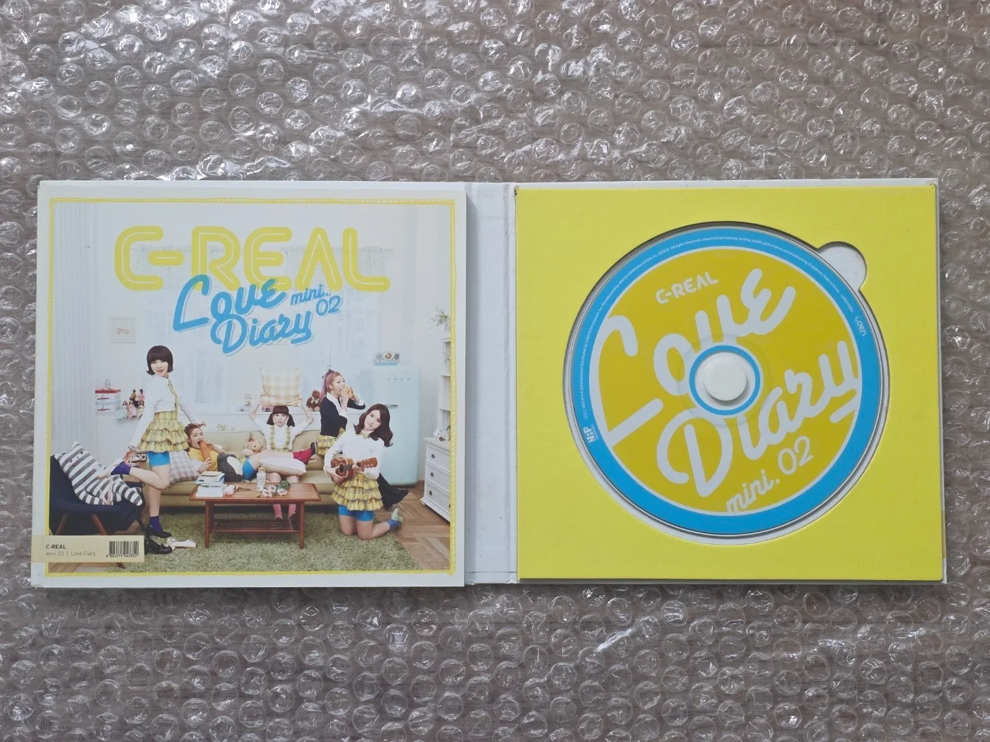 C-Real Promo 2nd Mini Love Diary Album Autographed Hand Signed, image 4