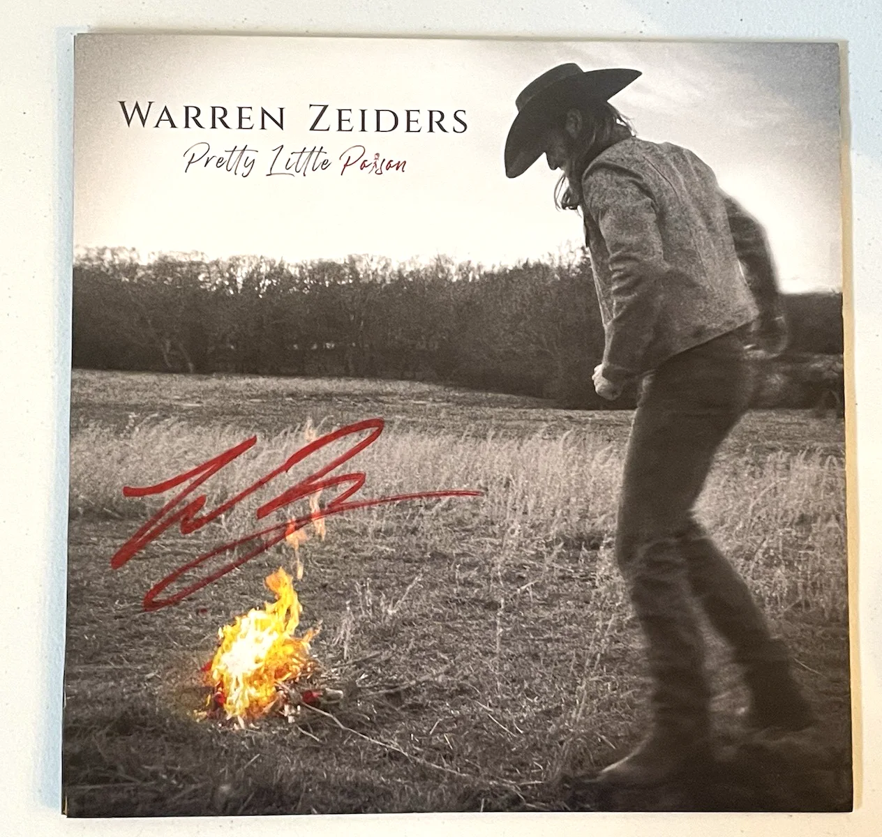 Warren Zeiders Signed Pretty Little Poison Vinyl Album, изображение 2