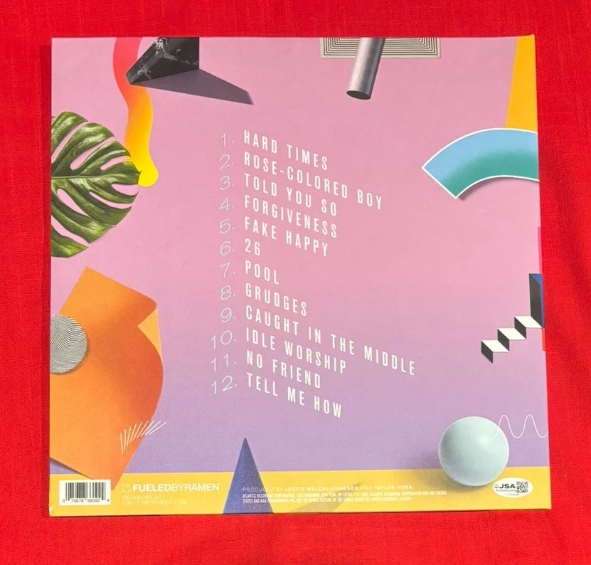 Haley Williams PARAMORE Signed Autographed AFTER LAUGHTER Vinyl JSA, image 2