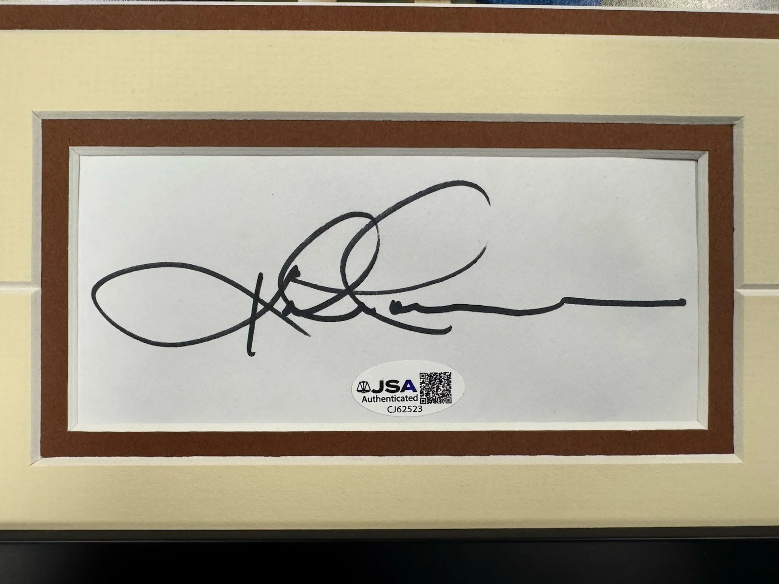 Kirk Cameron Signed Cut Jsa Auto Actor, image 2