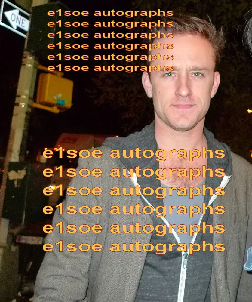 ben foster — Ben Foster signed The Mechanic 8X10 photo - In Person Proof - Hell or High Water, изображение 2