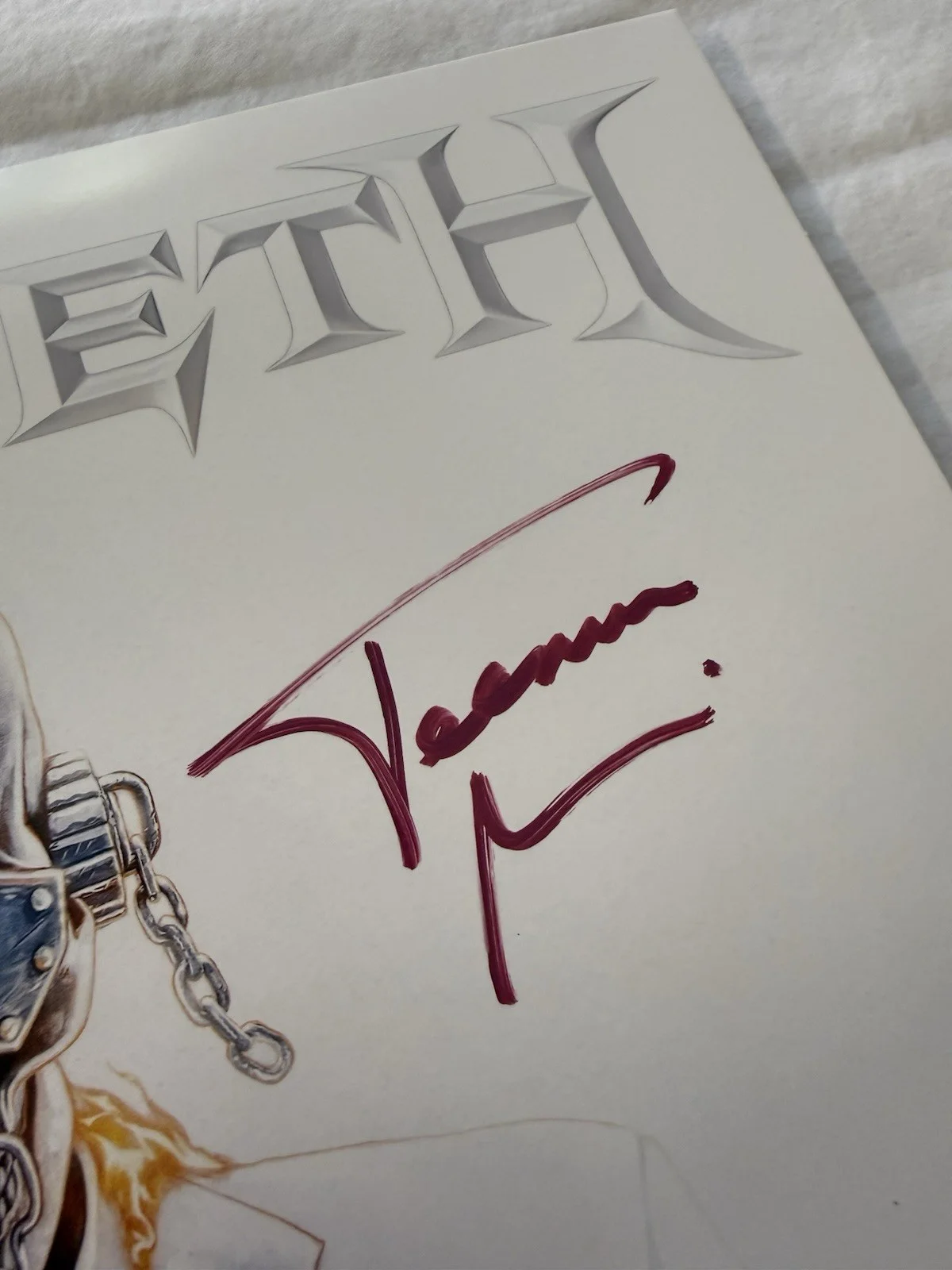 Megadeth Mustaine, Mantysaari, LoMenzo & Verbeuren Signed Auto LP Record JSA COA, изображение 3