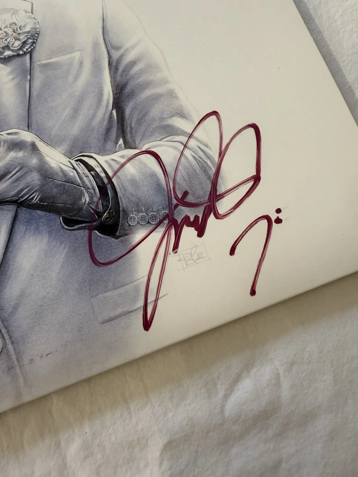 Megadeth Mustaine, Mantysaari, LoMenzo & Verbeuren Signed Auto LP Record JSA COA, изображение 5