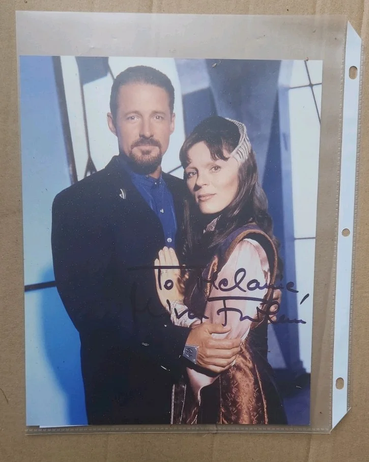 Mira Furlan — Babylon 5 Hand Signed Authenticated Mira Furlan Ambassador Delenn Feat. Sheridan