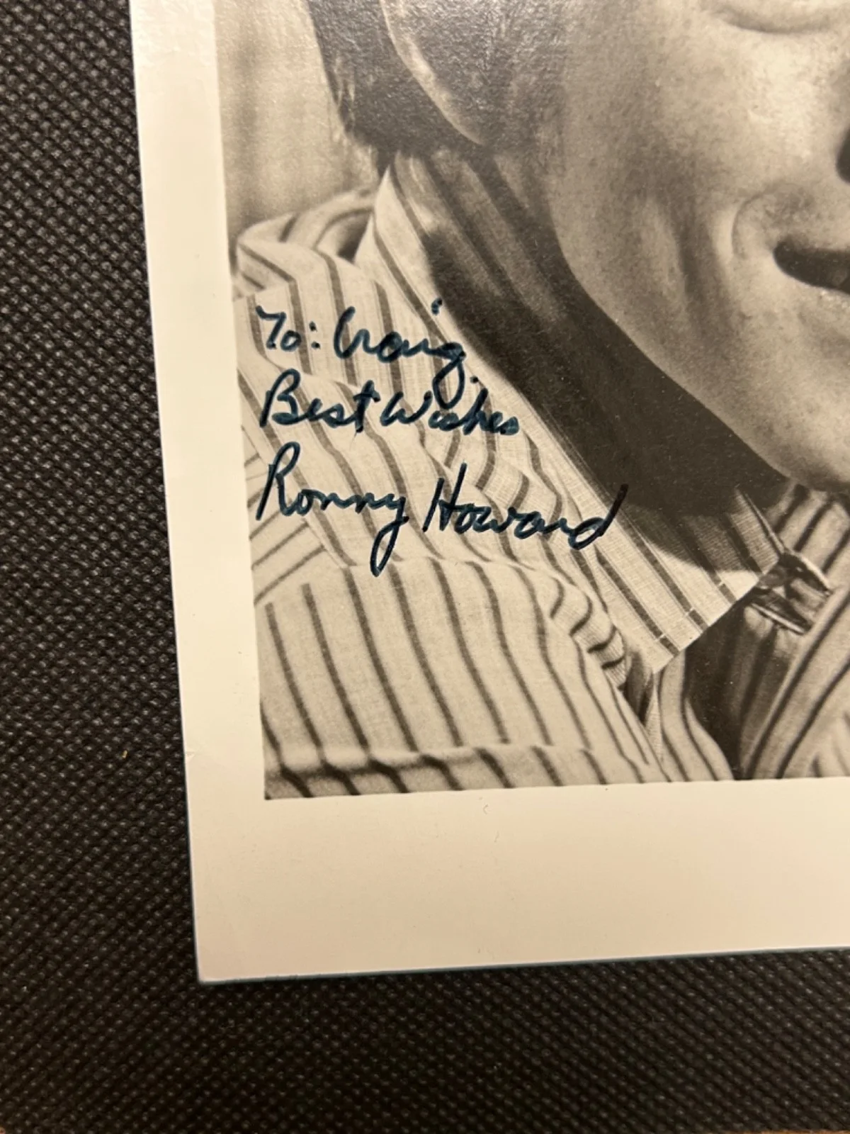 Ron Howard — Vintage Ron Howard Autographed B&W 5”x7” Photo Early Ronny Signature Happy Days, изображение 3