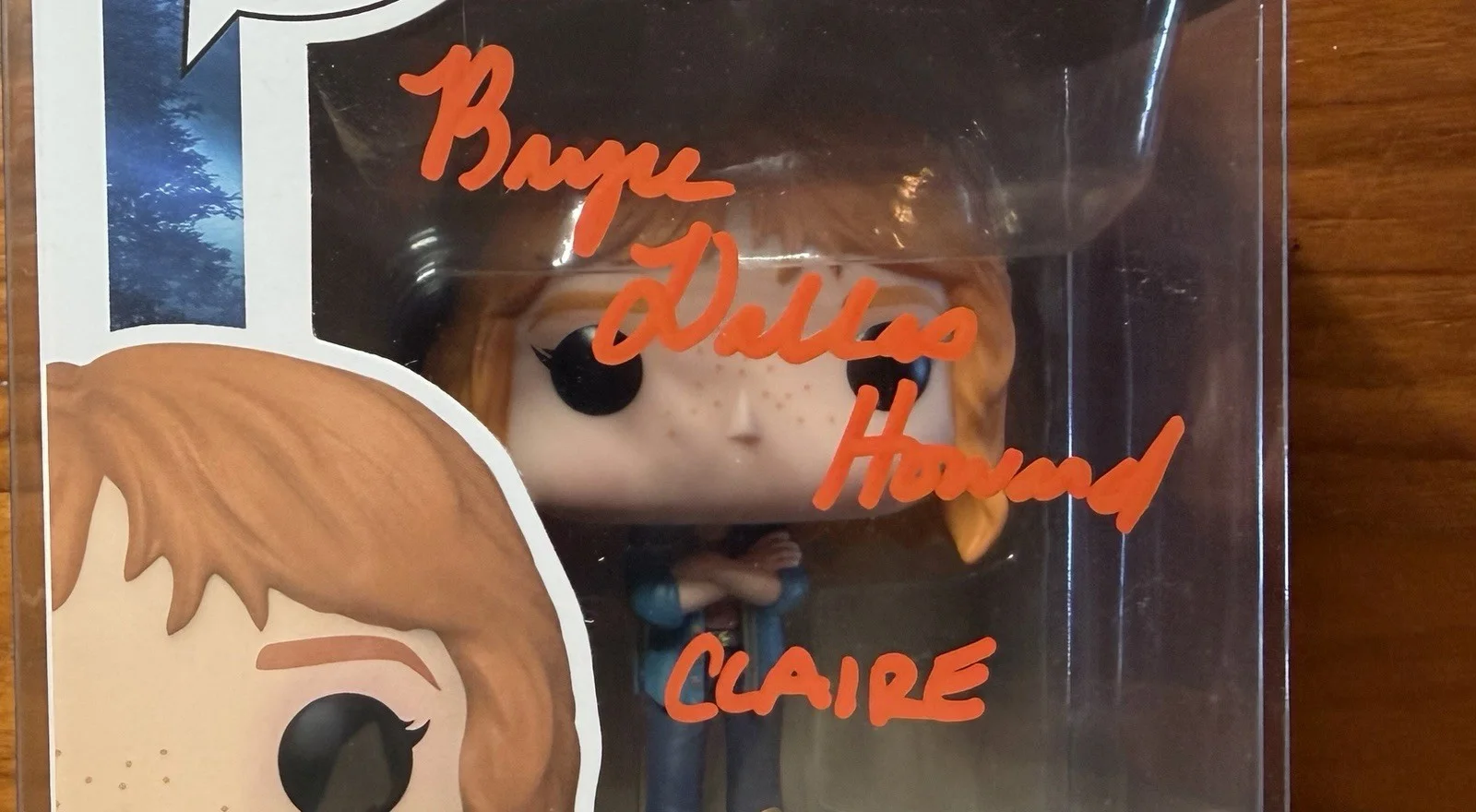 BRYCE DALLAS HOWARD — Funko Pop BRYCE DALLAS HOWARD as CLAIRE DEARING Jurassic World Autograph Beckett, изображение 2