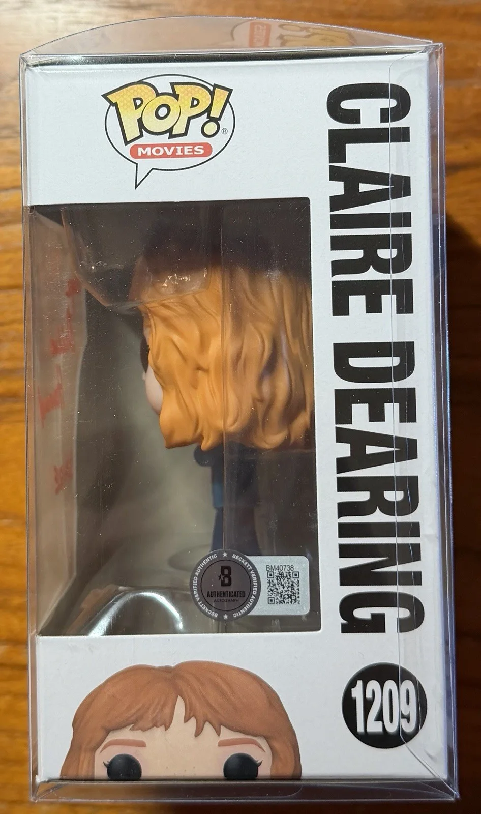 BRYCE DALLAS HOWARD — Funko Pop BRYCE DALLAS HOWARD as CLAIRE DEARING Jurassic World Autograph Beckett, изображение 3