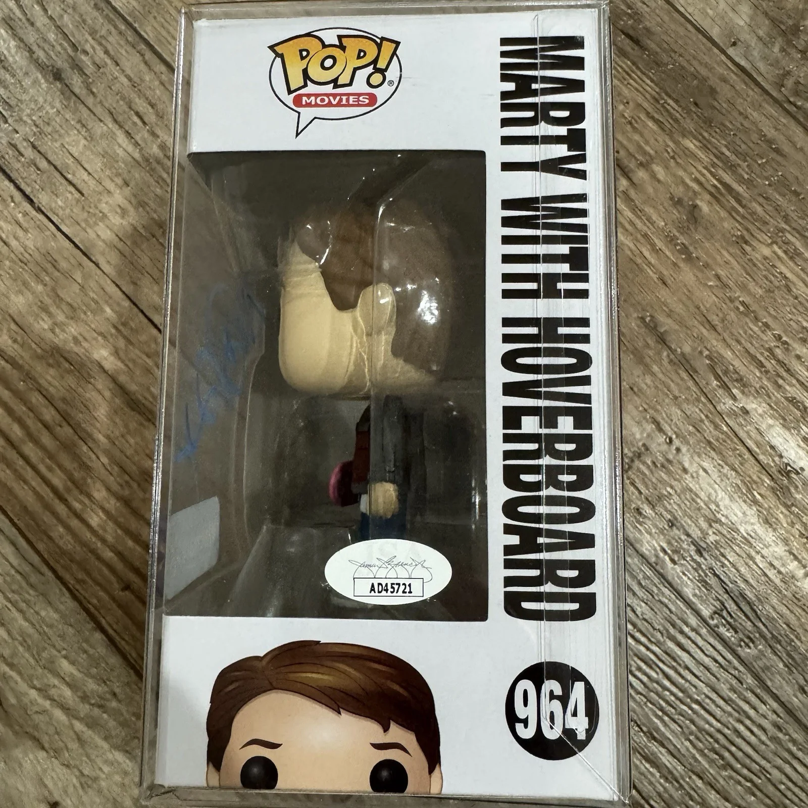 Funko Pop Back to the Future Marty Hoverboard Signed by Michael J Fox w/COA +, image 3