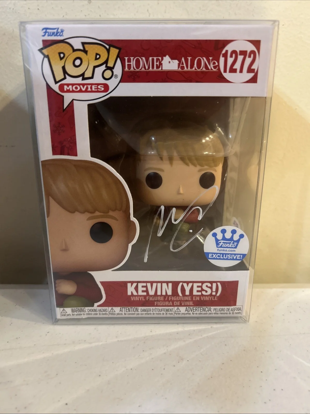 Macaulay Culkin — MACAULAY CULKIN SIGNED AUTOGRAPH FUNKO POP PSA COA HOME ALONE KEVIN, image 3