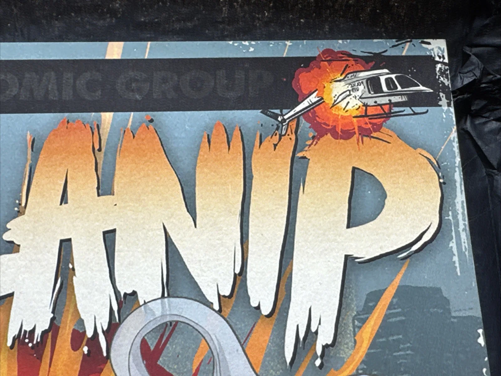 Elanip Opie Comic Group Auto Signed Board Poster Winston YouTube Redline, image 5
