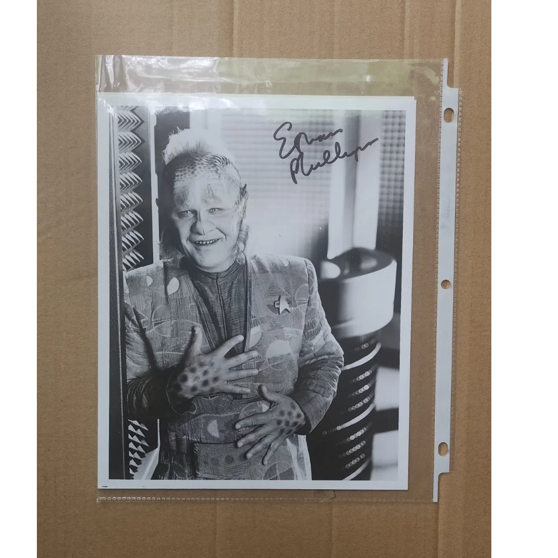 Ethan Phillips — Ethan Phillips Hand Signed Neelix Star Trek Voyager Autographed Photo
