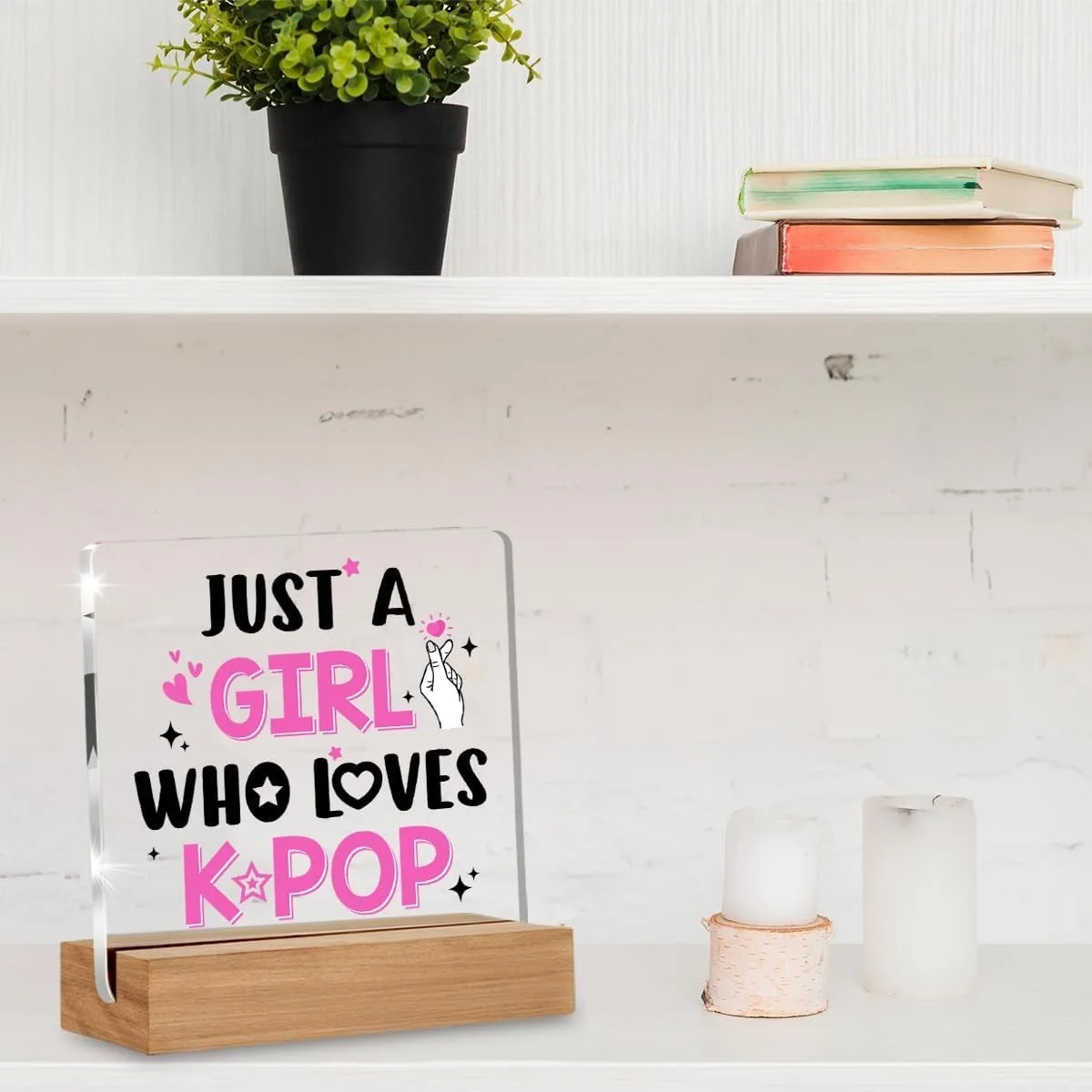 K-pop Gifts — K-Pop Decorative Acrylic Plaque - Meaningful Gift for Music Lovers 4x4 in, изображение 4