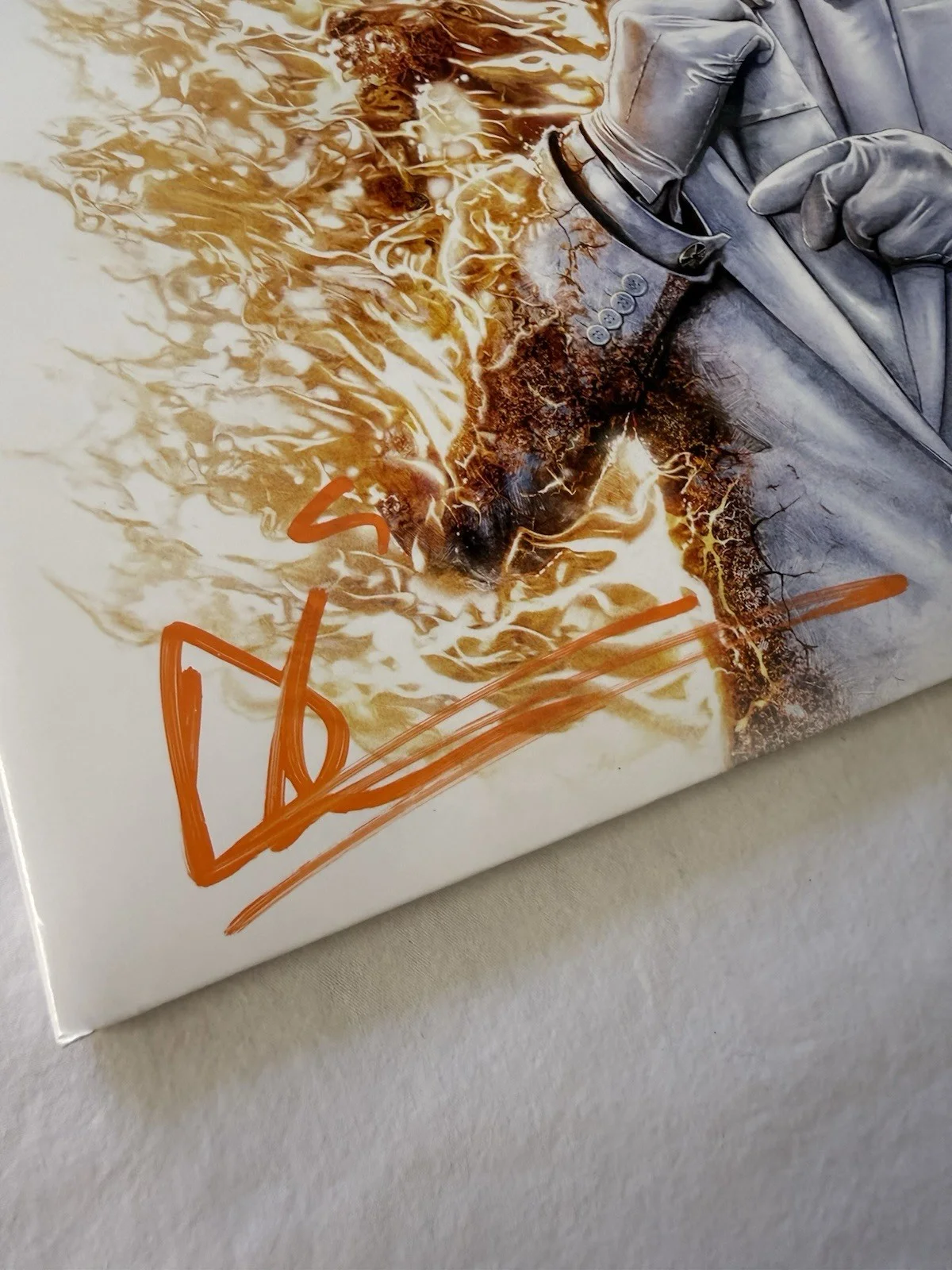 Megadeth Mustaine, Mantysaari, LoMenzo & Verbeuren Signed Auto LP Record JSA COA, изображение 3