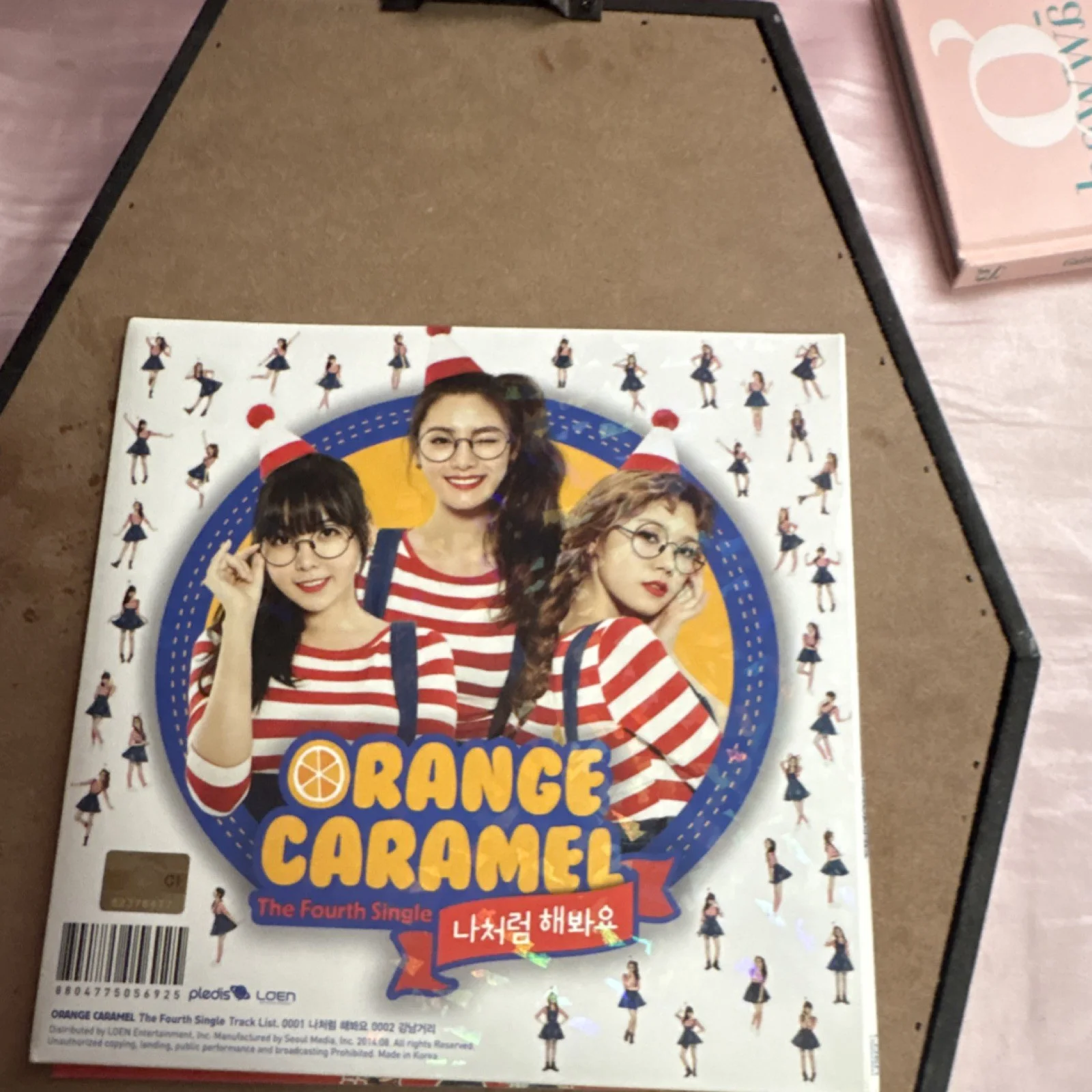 Orange Caramel The Fourth Single Original Autographed Record, image 2