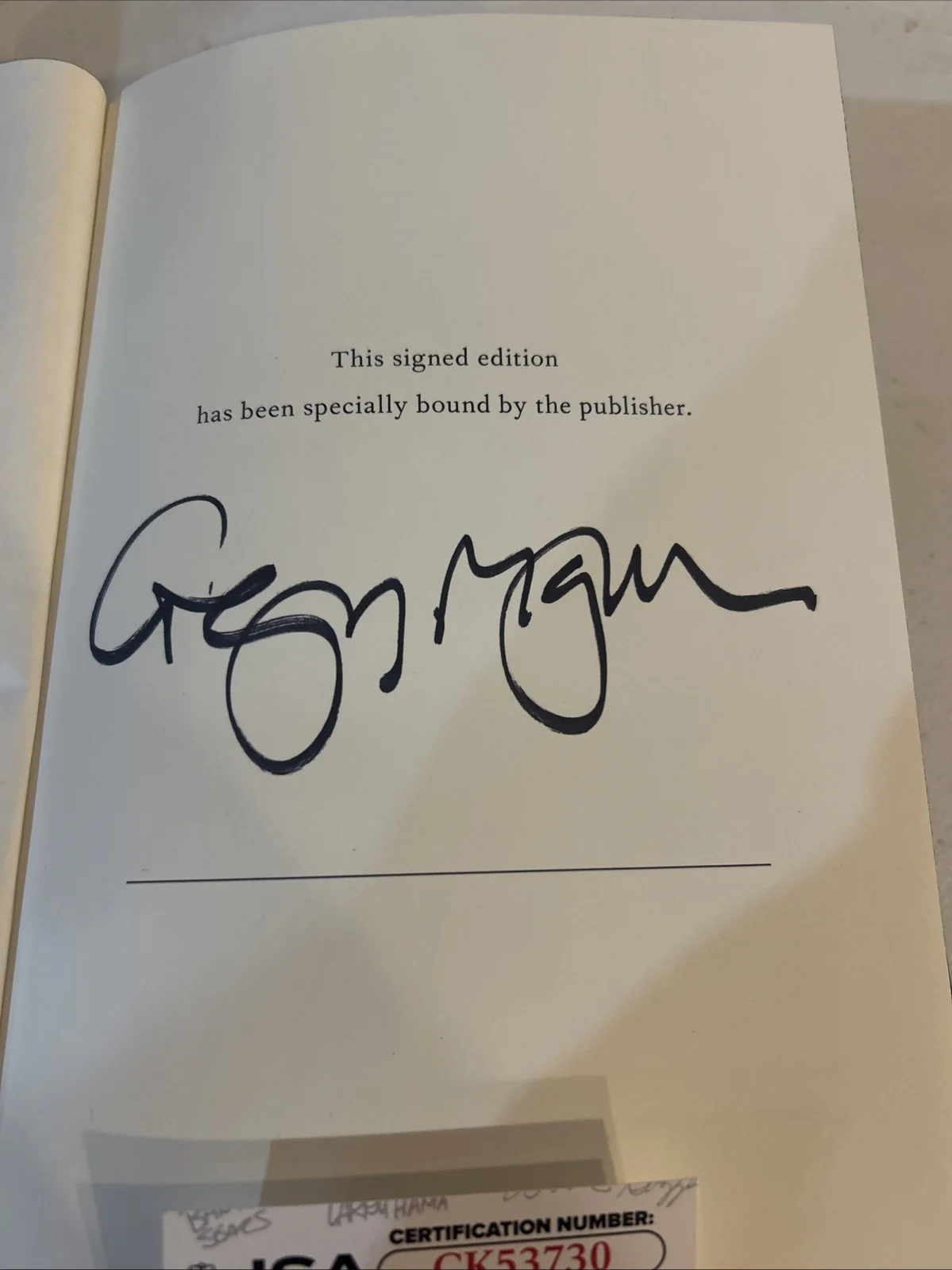 Gregory Maguire — GREGORY MAGUIRE SIGNED AUTOGRAPH HARDCOVER WICKED BOOK JSA COA ARIANA GRANDE, image 4