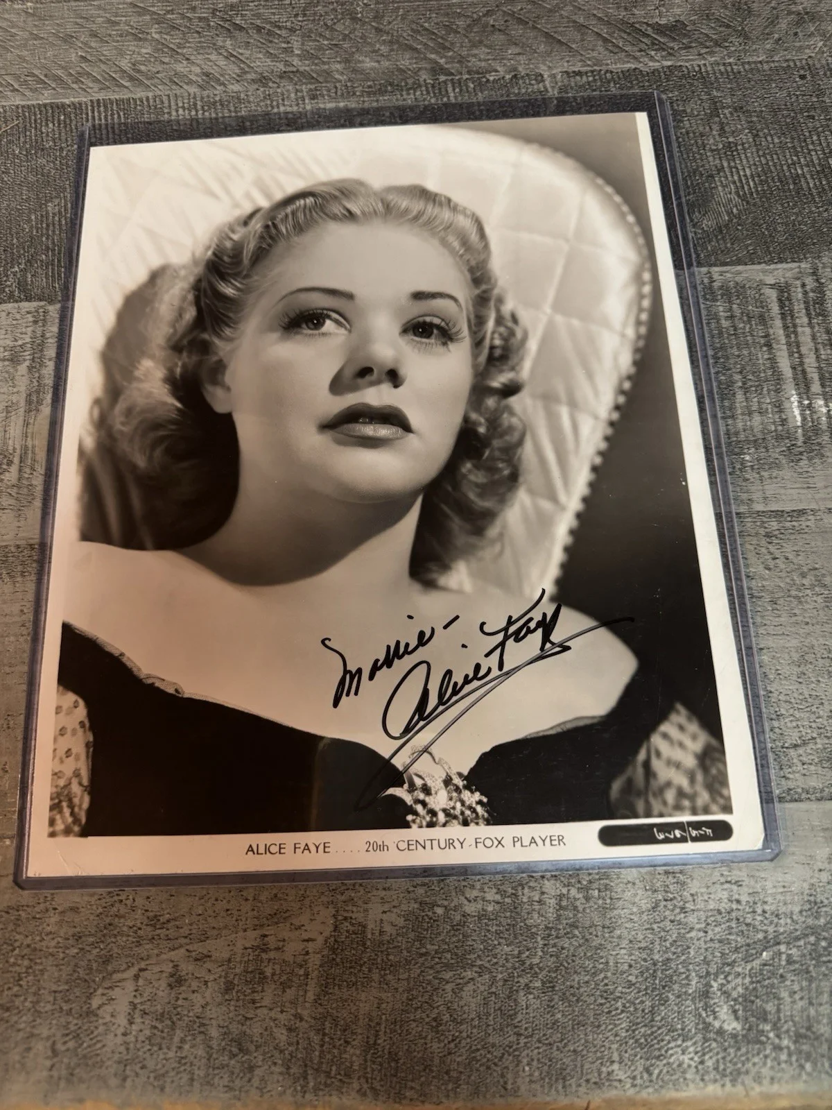 Faye Emerson — Faye Emerson Signed Vintage Original Photograph Broadway 1955/56 COA Beautiful