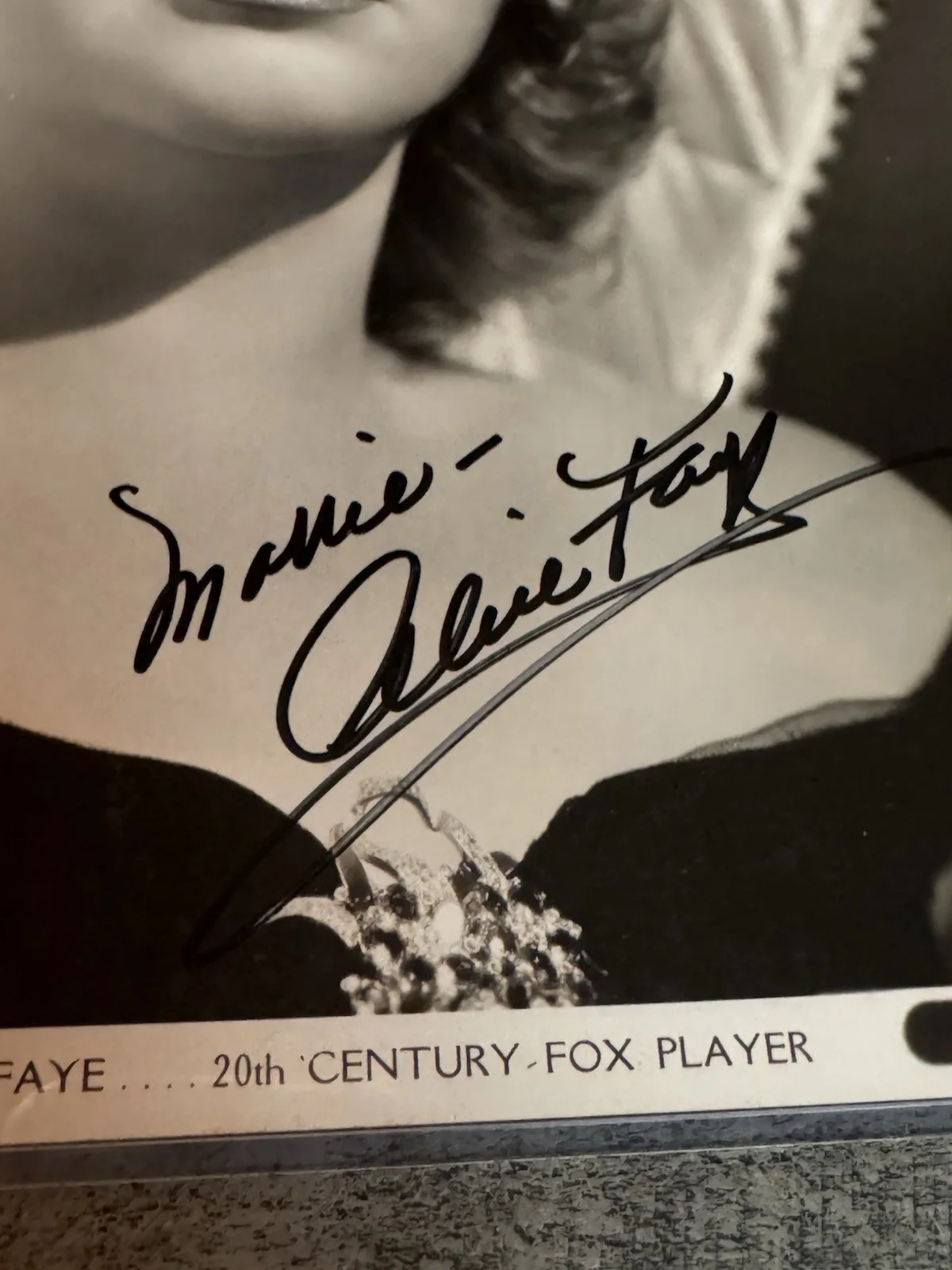 Faye Emerson — Faye Emerson Signed Vintage Original Photograph Broadway 1955/56 COA Beautiful, image 2