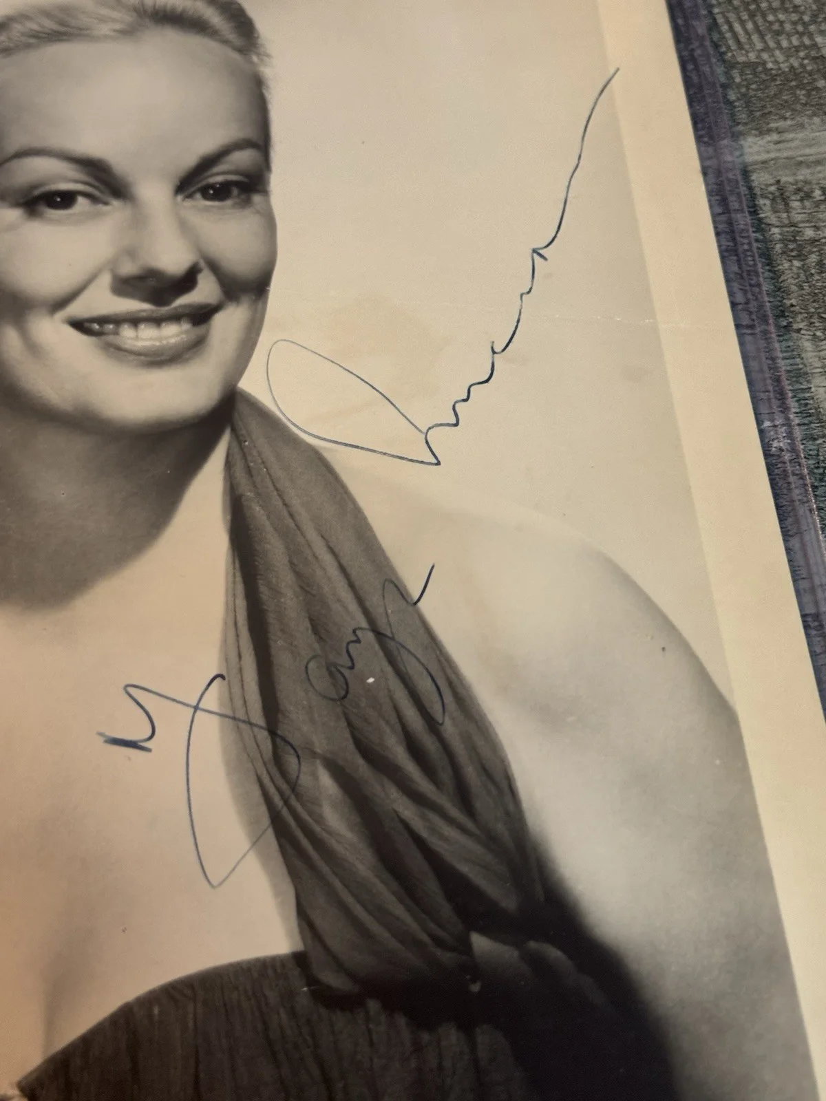 Faye Emerson — Faye Emerson Signed Vintage Original PhotographBroadway 1955/56 COA vintage, image 2